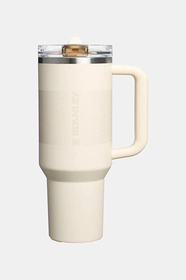 The Quencher ProTour Flip Straw Tumbler Cream Thermos