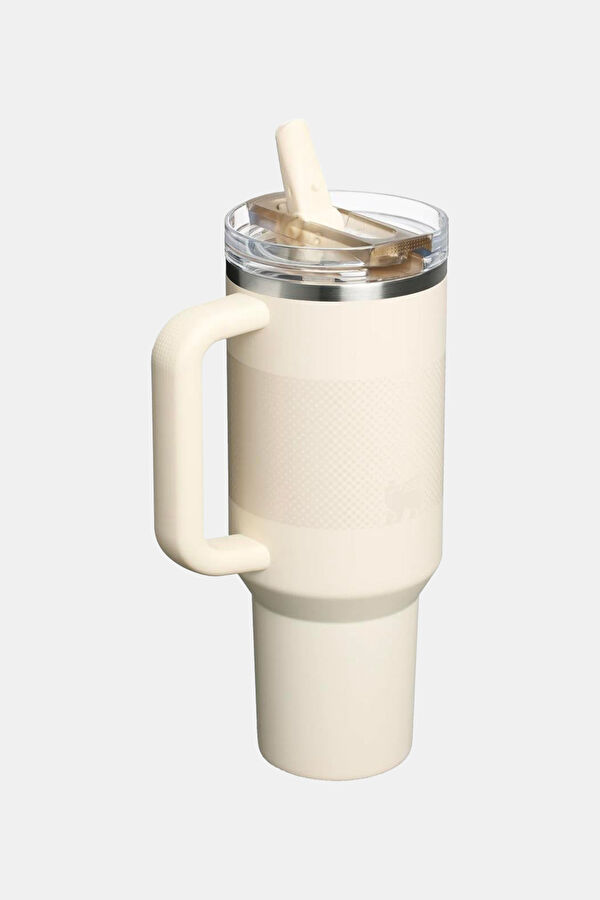 The Quencher ProTour Flip Straw Tumbler Cream Thermos 2