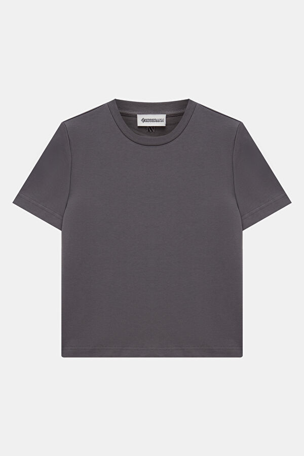 Grey Bicycle Collar Tshirt
