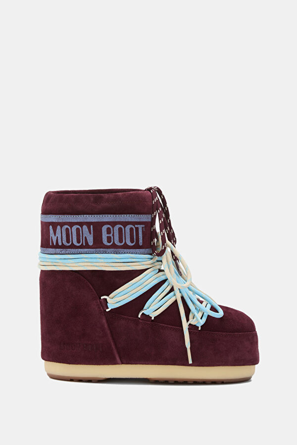 MB Icon Low Suede Laces Burgundy Women's Boots