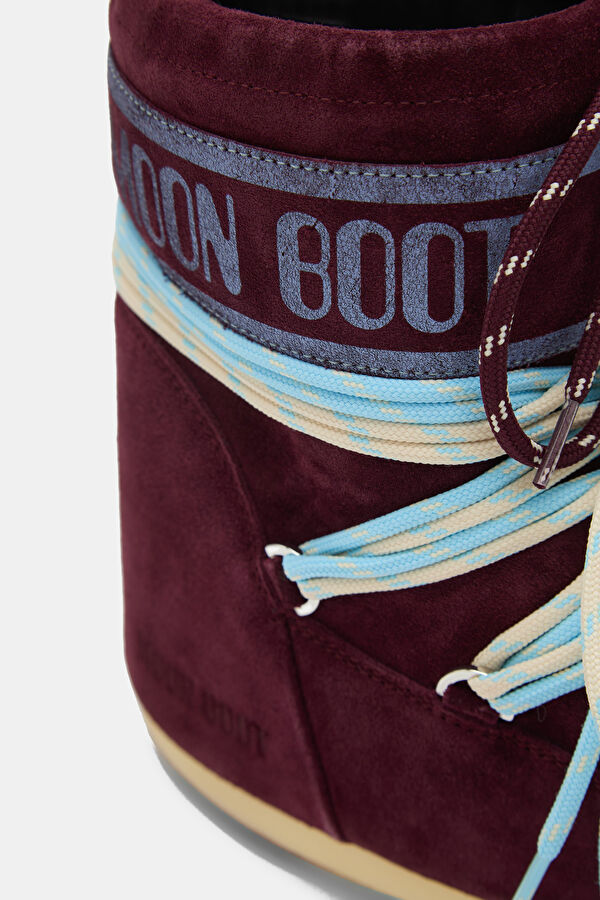 MB Icon Low Suede Laces Burgundy Women's Boots 3