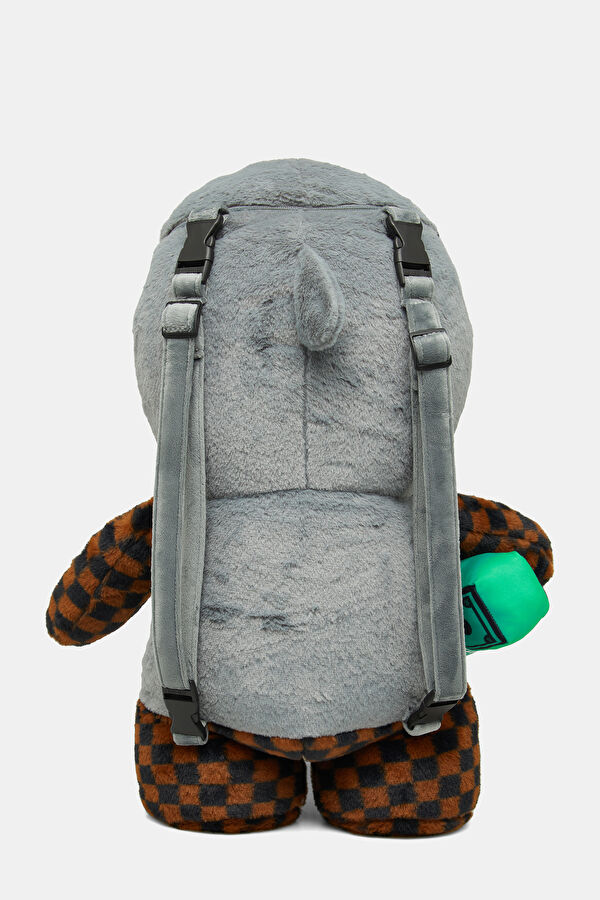 Money Bear in Shark Costume Bear Backpac Sırt Çantası 3