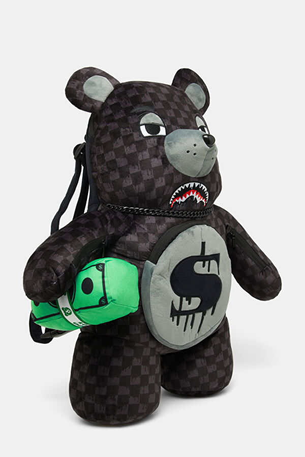 Dripping Sharks in Paris Moneybear Teddy Sırt Çantası 2