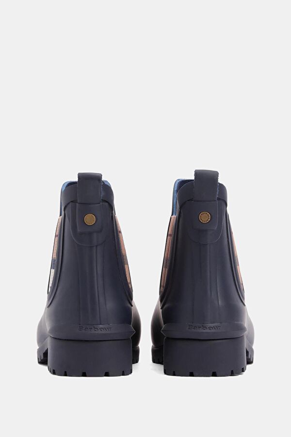 Wilton Chelsea Welly Navy Boots 2