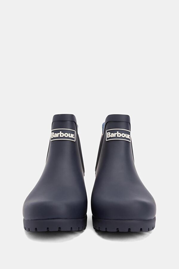 Wilton Chelsea Welly Navy Boots 3