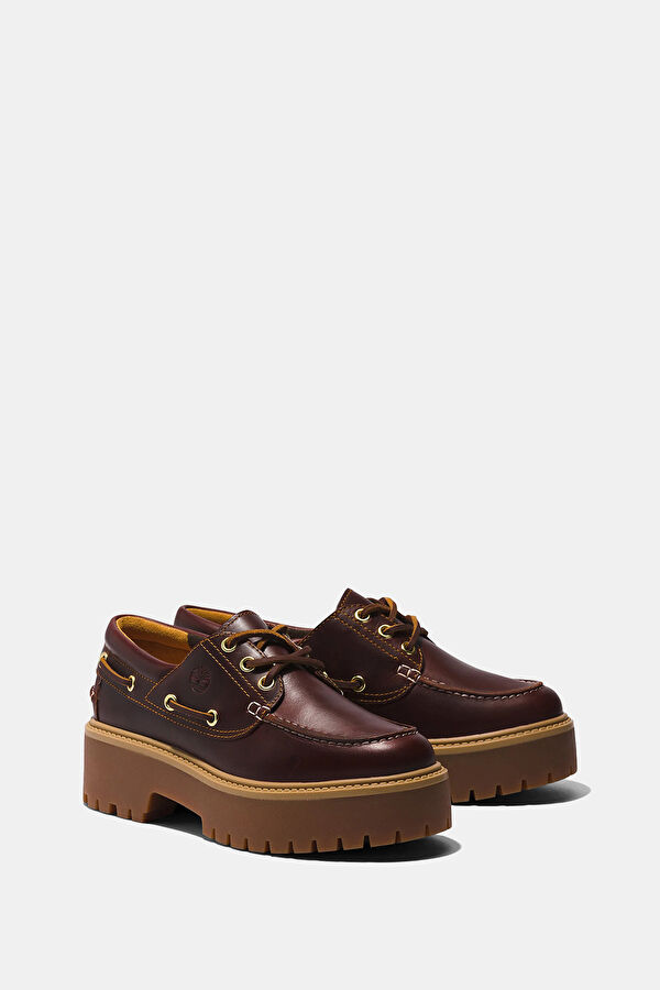 Stone Street 3 Eye Coffee Women's Boat Shoes 3