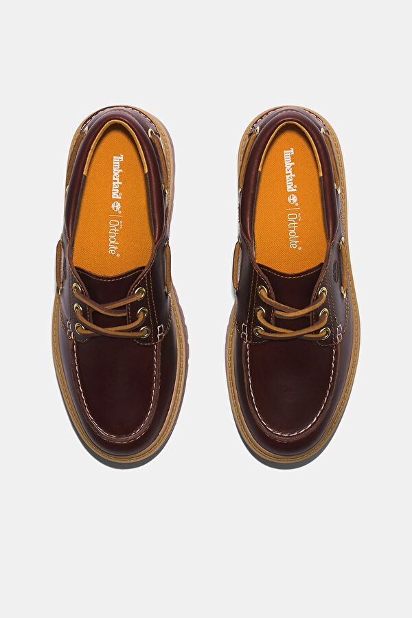 Stone Street 3 Eye Coffee Women's Boat Shoes 5