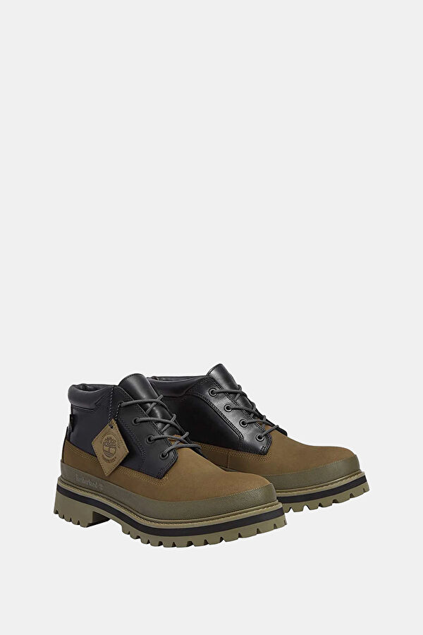 Premium Mid Lace Up Gtx Chukka Khaki Men's Boots 2
