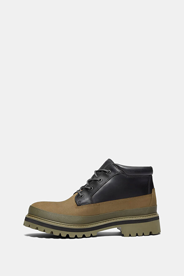 Premium Mid Lace Up Gtx Chukka Khaki Men's Boots 3