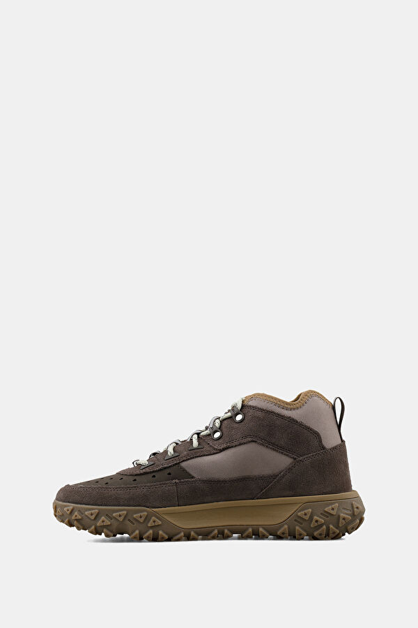 Greenstride Motion 6 Mid Lace Up Dark Brown Men's Sneakers 2