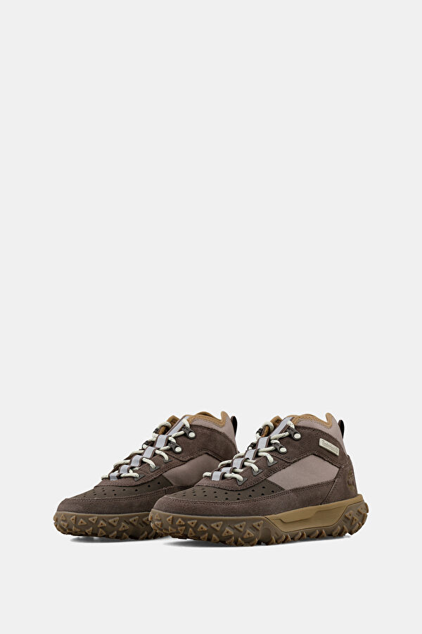 Greenstride Motion 6 Mid Lace Up Dark Brown Men's Sneakers 3