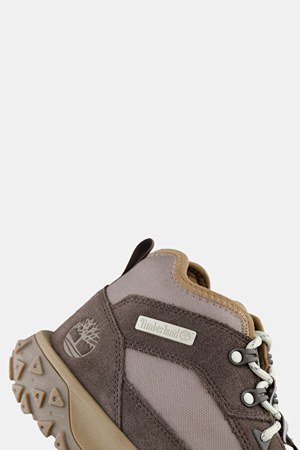 Greenstride Motion 6 Mid Lace Up Dark Brown Men's Sneakers 7