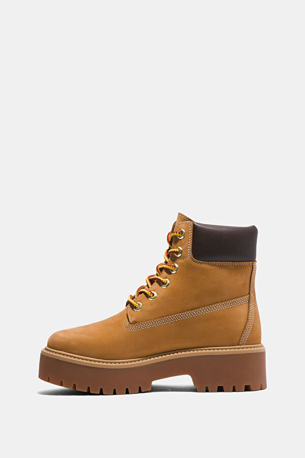 Stone Street 6 Inch Lace Up Yellow Women's Boots 2