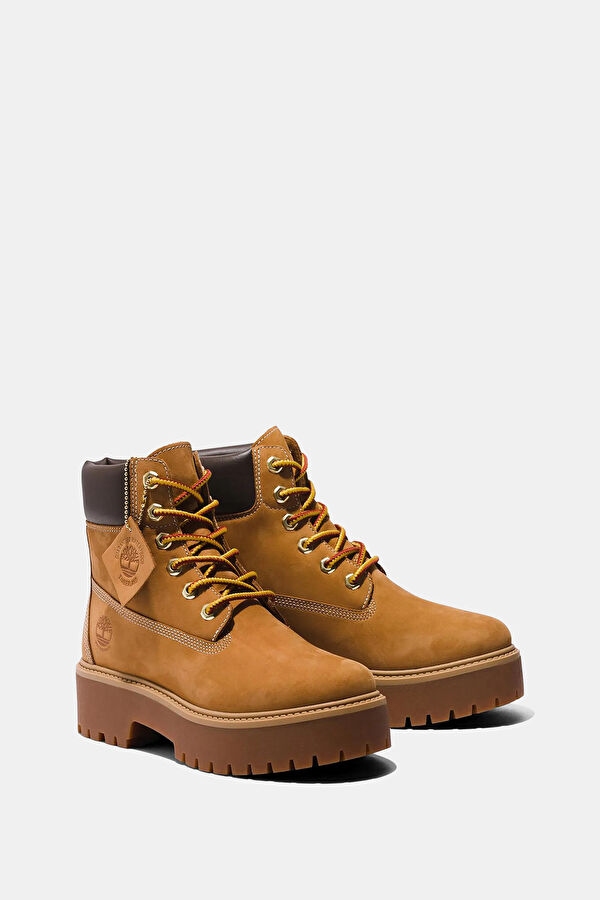Stone Street 6 Inch Lace Up Yellow Women's Boots 3