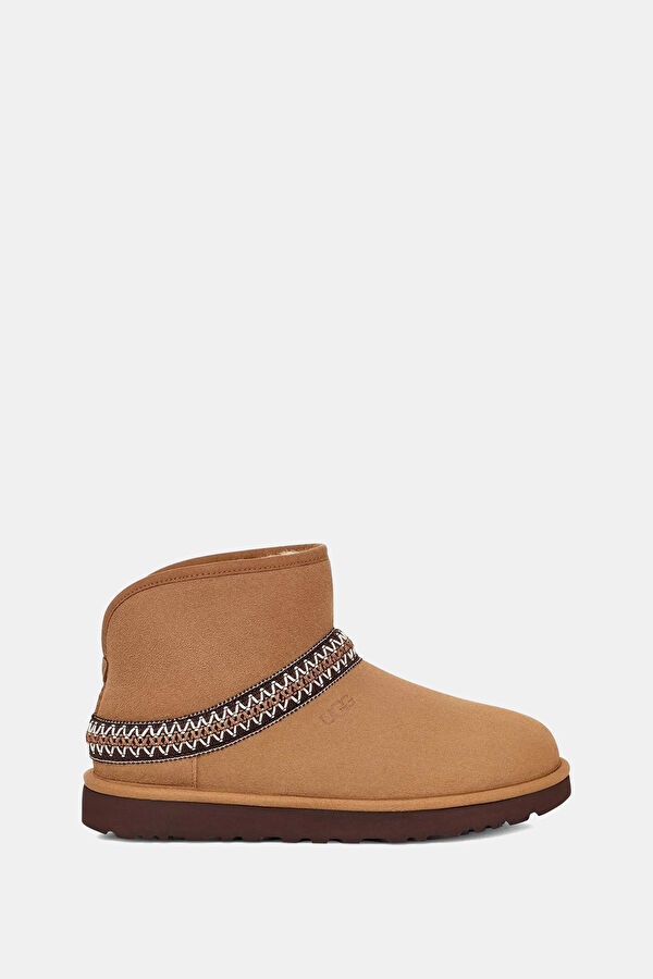 W Classic Mini Crescent Women's Tan Boots 2