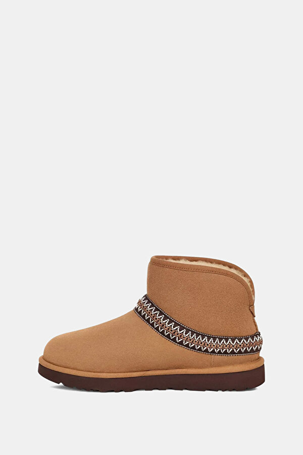 W Classic Mini Crescent Women's Tan Boots 3