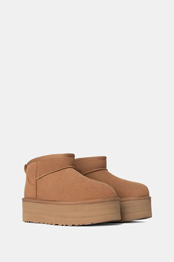 Classic Ultra Mini Platform Tan Women's Boots 2