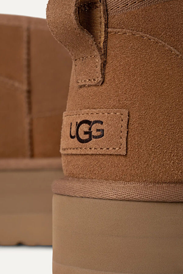 Classic Ultra Mini Platform Tan Women's Boots 4
