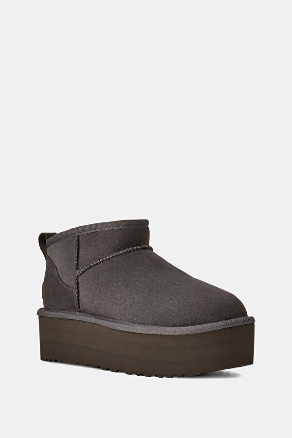 Classic Ultra Mini Platform Anthracite Women's Boots 3