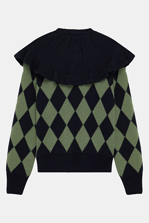Coffee Baklava Pattern Women's Cardigan 6