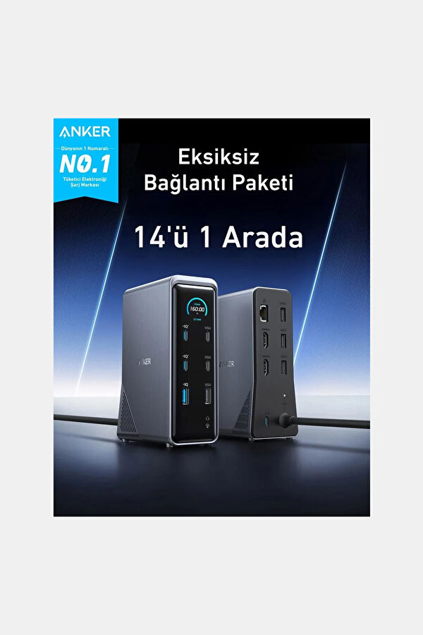 Prime 14-İn-1 160 W Şarj İstasyonu Siyah 2