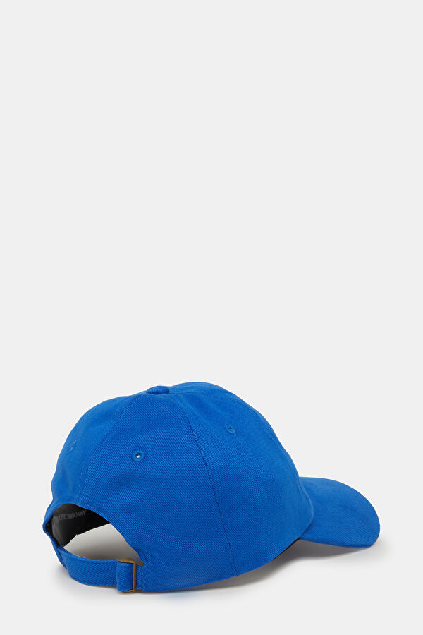 Blue Embroidered Hat 2