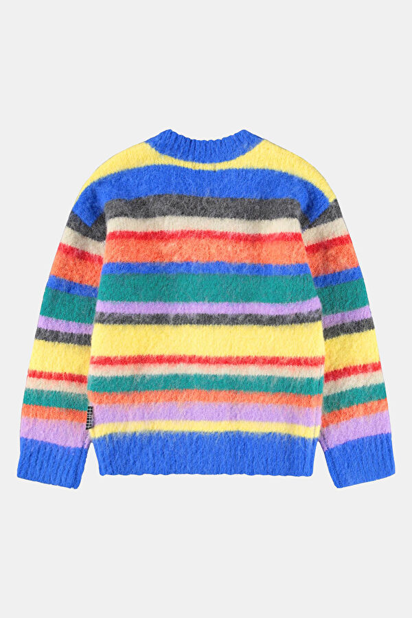Blue Striped Cardigan 2