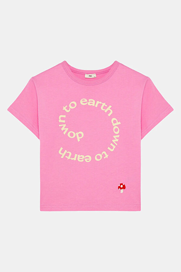 Pink Printed Kids' T-Shirt