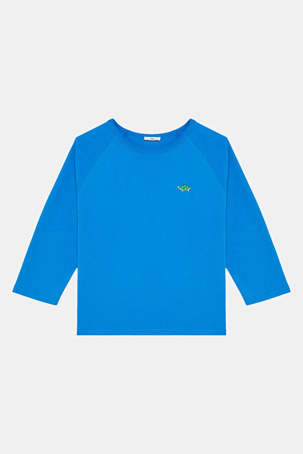 Blue Printed Kids' T-Shirt
