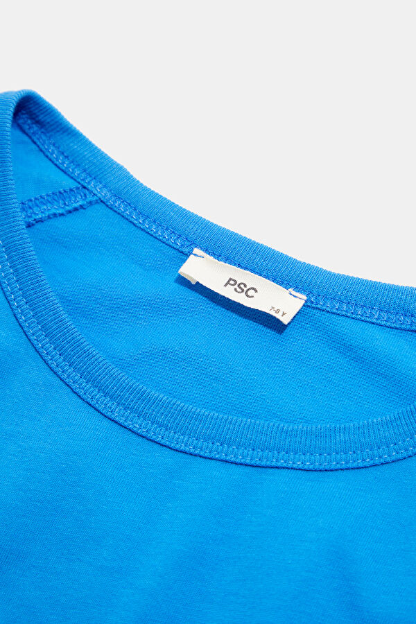 Blue Printed Kids' T-Shirt 3