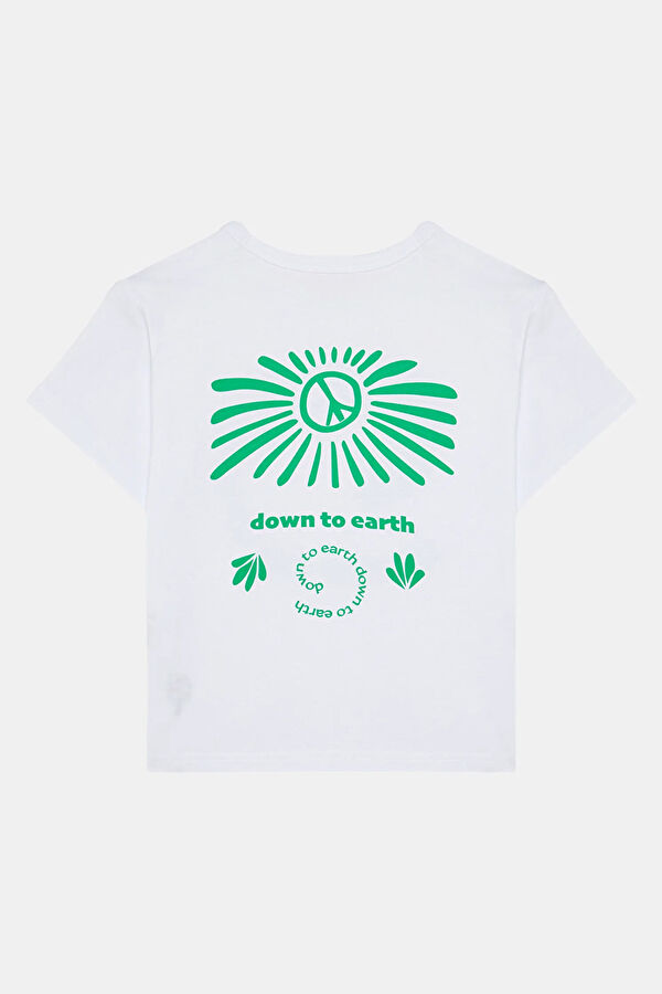 White Printed Kids' T-Shirt 2