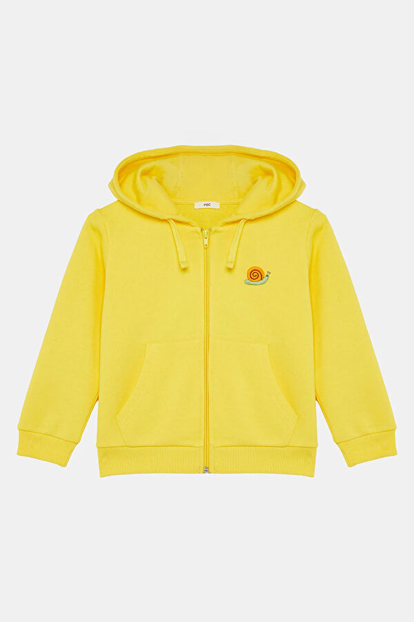 Yellow Hooded Kids' Sweatshirt