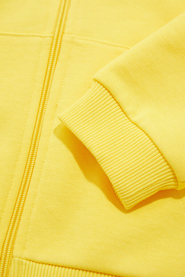 Yellow Hooded Kids' Sweatshirt 5