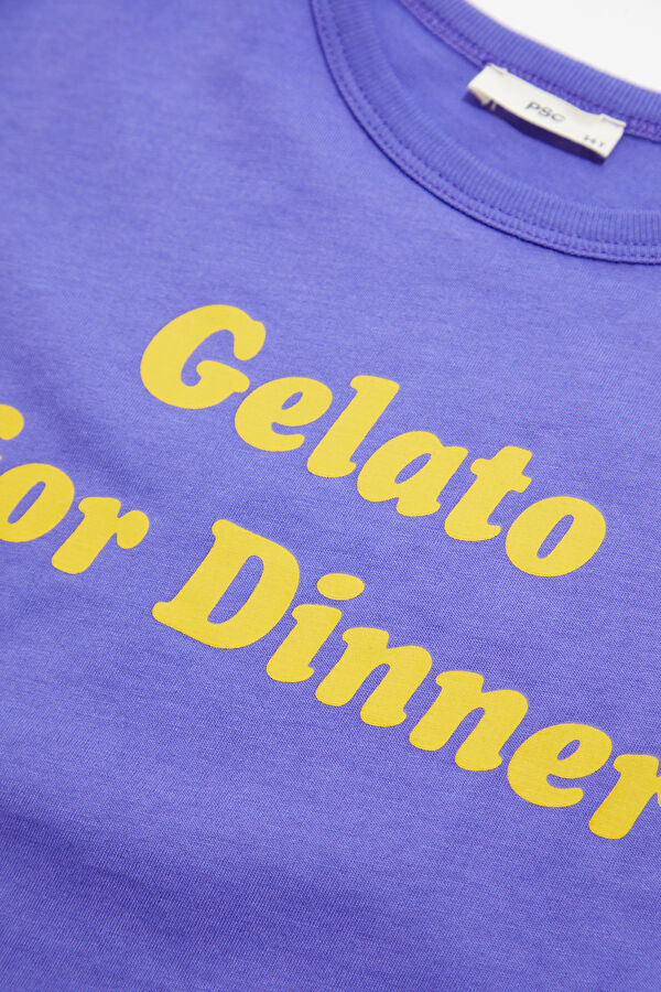 Purple Printed Kids' T-Shirt 4