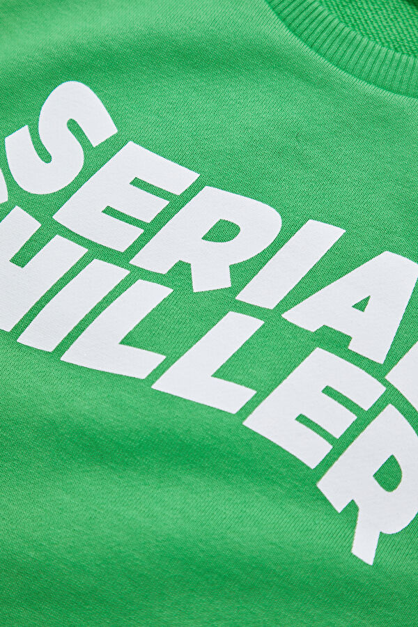 Green Kids' Sweatshirt 4