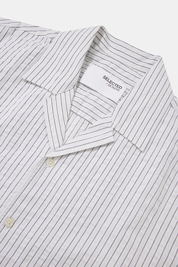 Ecru Striped Men's Shirt 3