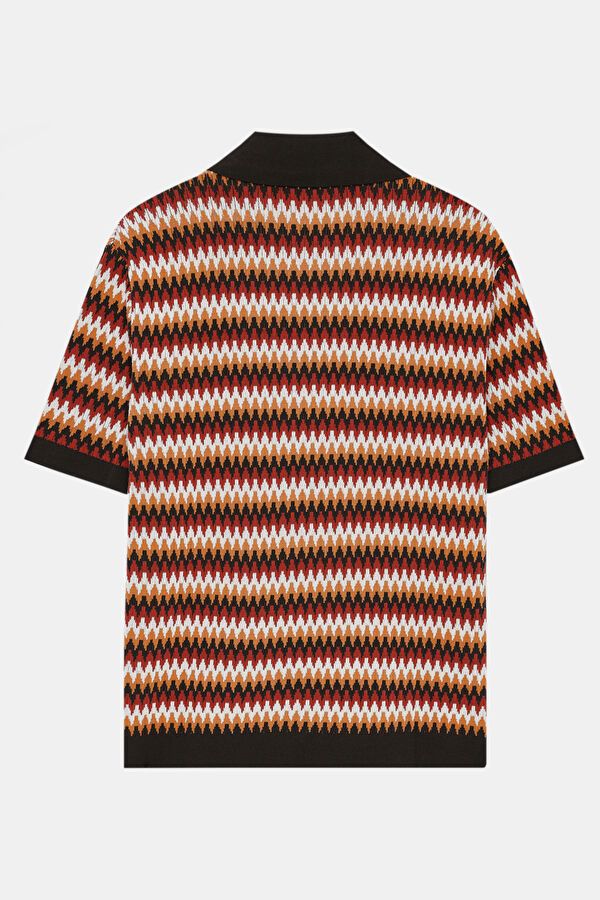 Çok Renkli Çizgili Erkek T-Shirt 2