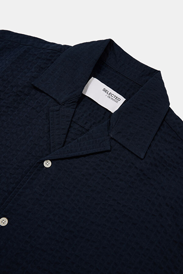 Navy Blue Men's Shirt 3