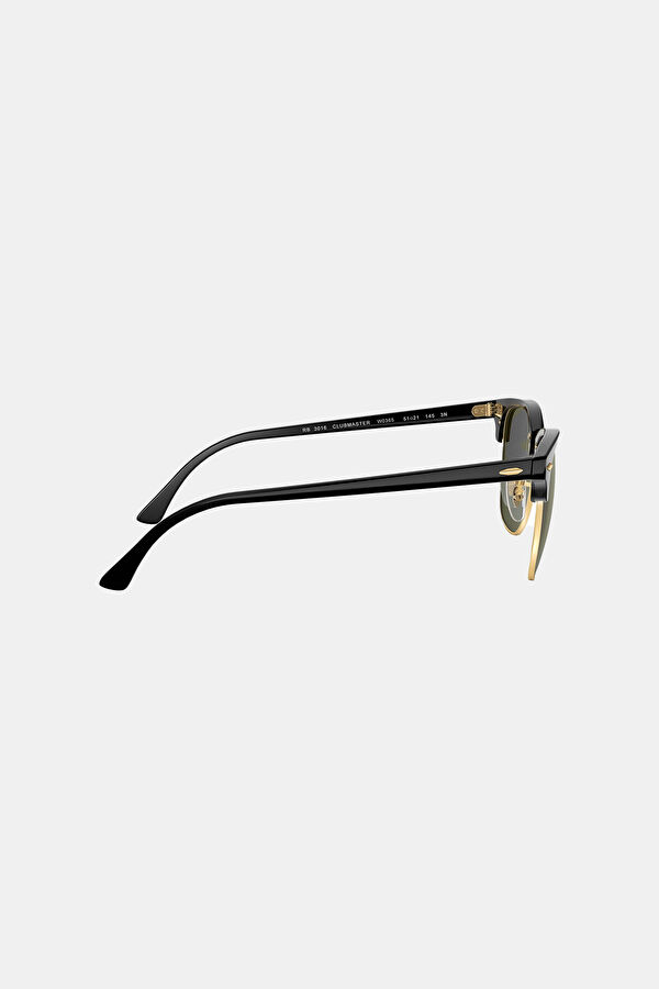0RB3016 Clubmaster Black Sunglasses 51 7