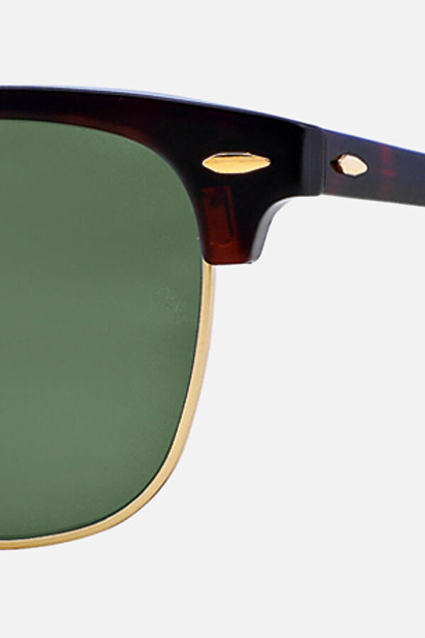 0RB3016 Clubmaster Brown Sunglasses 51 15