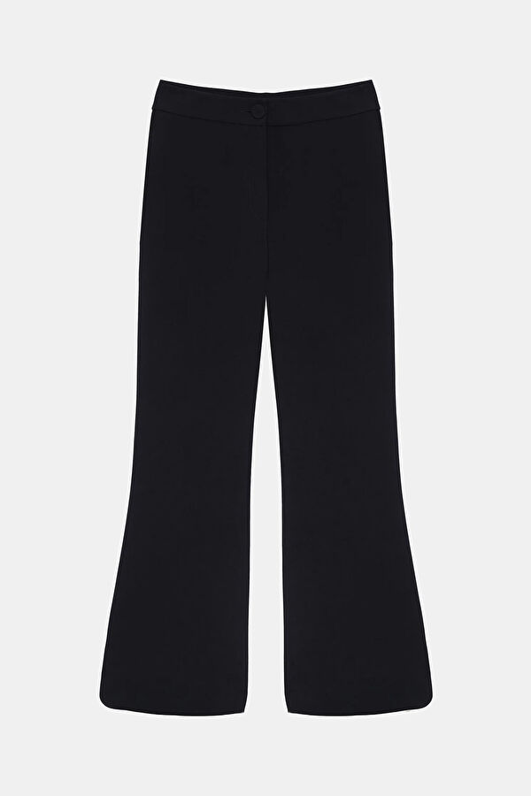 Star Black Wide Leg Women's Pants