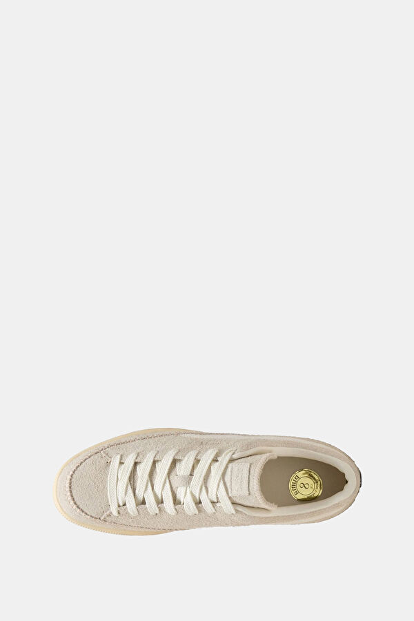 Suede Moccasin Ecru Women's Sneakers 4