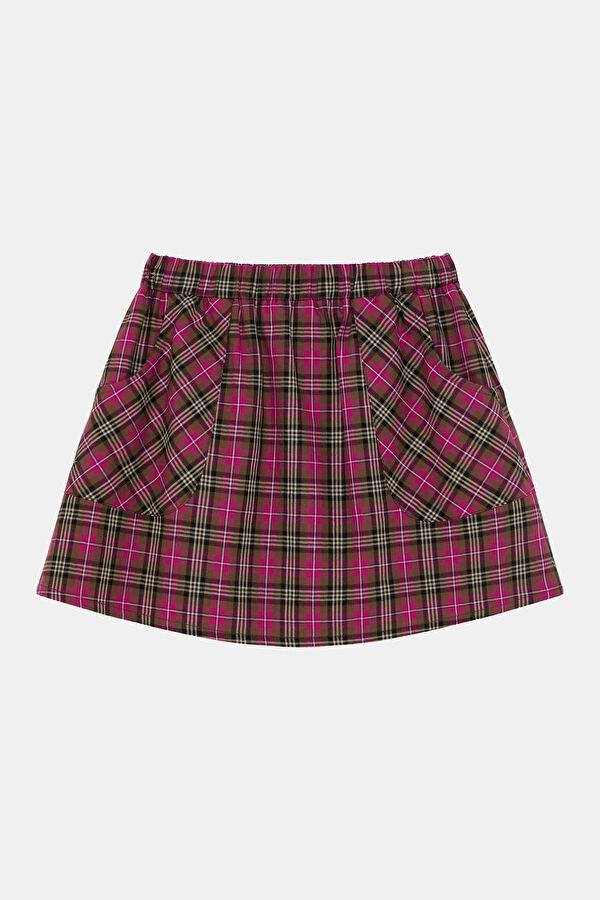 Multicolored Plaid Children's Skirt