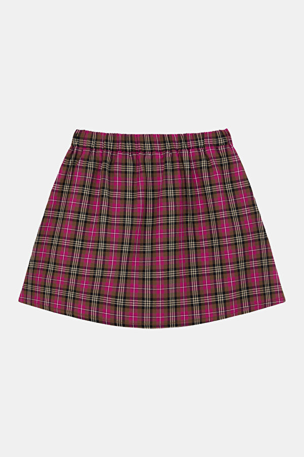 Multicolored Plaid Children's Skirt 2