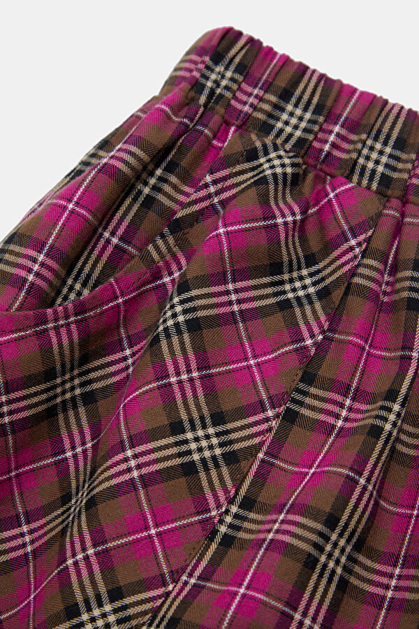 Multicolored Plaid Children's Skirt 3