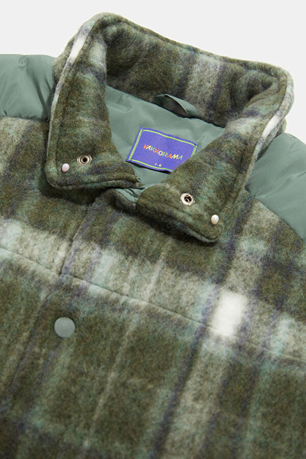 Green Plaid Children's Vest 3