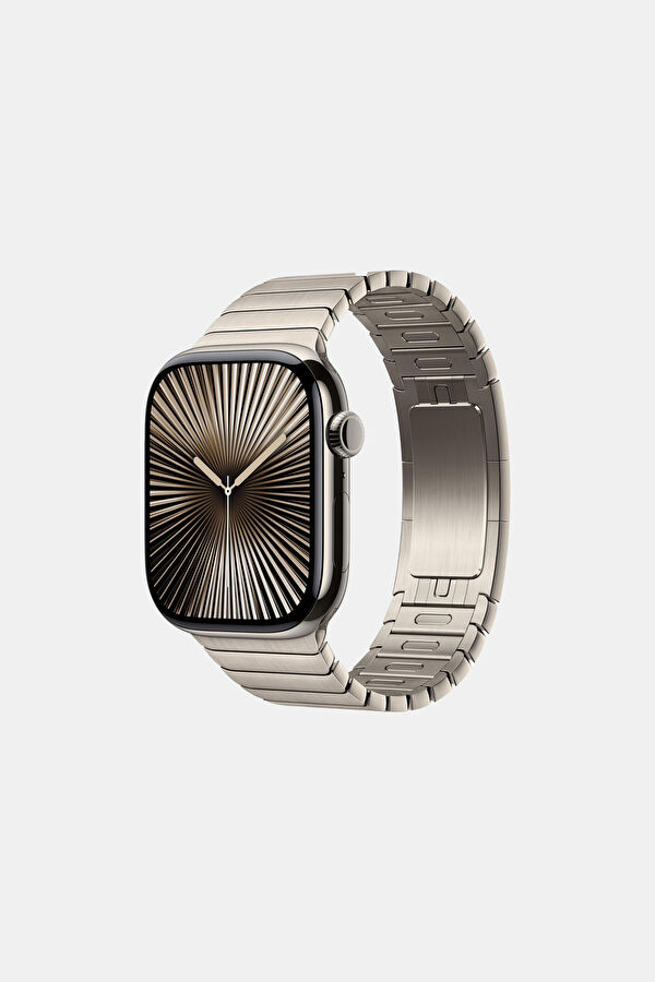Watch 46mm Baklalı Natürel Bilezik M MXMF3ZM/A 2