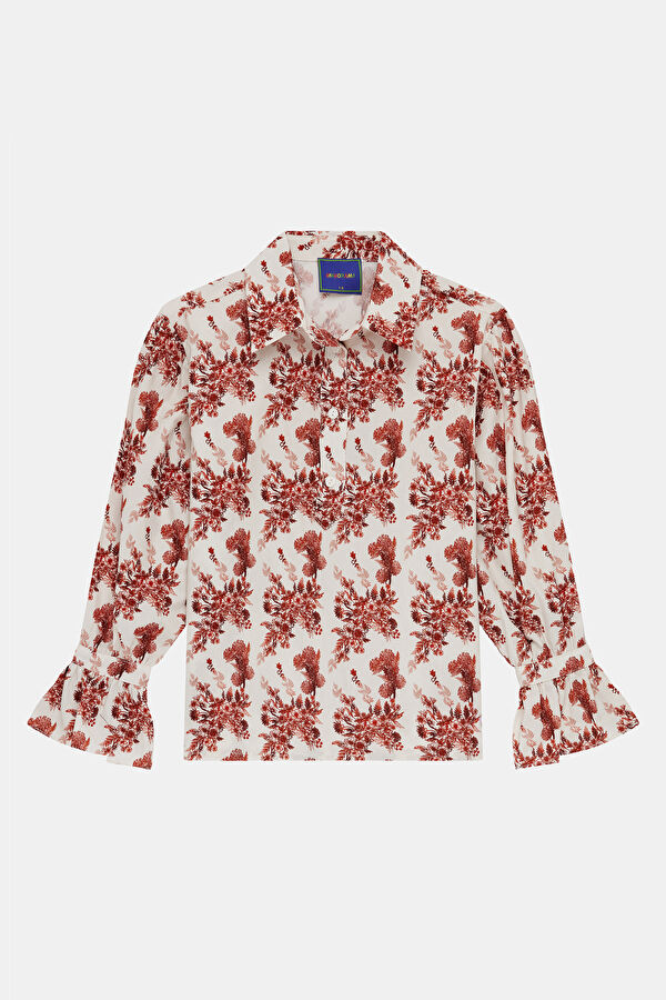 Multicolored Patterned Kids Shirt