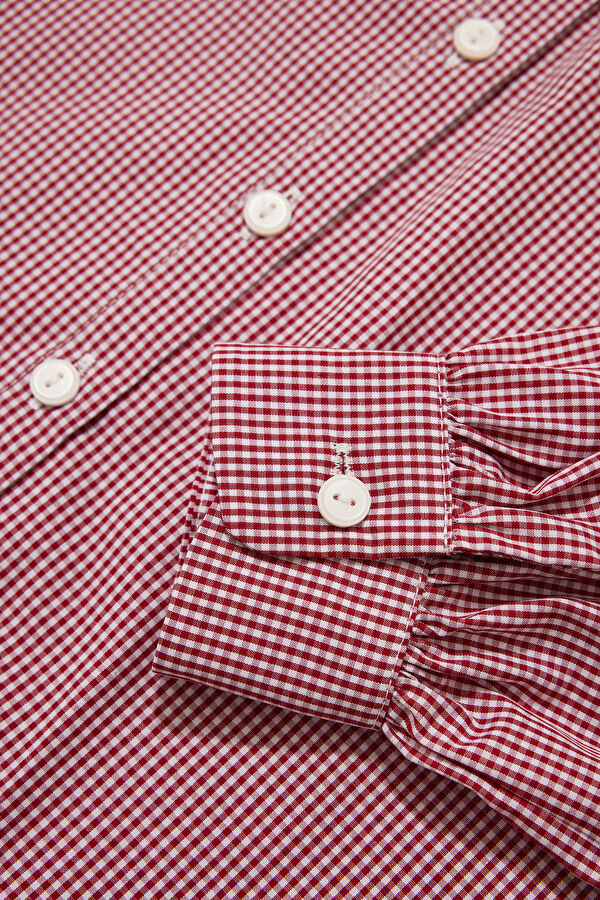 Multicolored Patterned Shawl Collar Kids Shirt 4