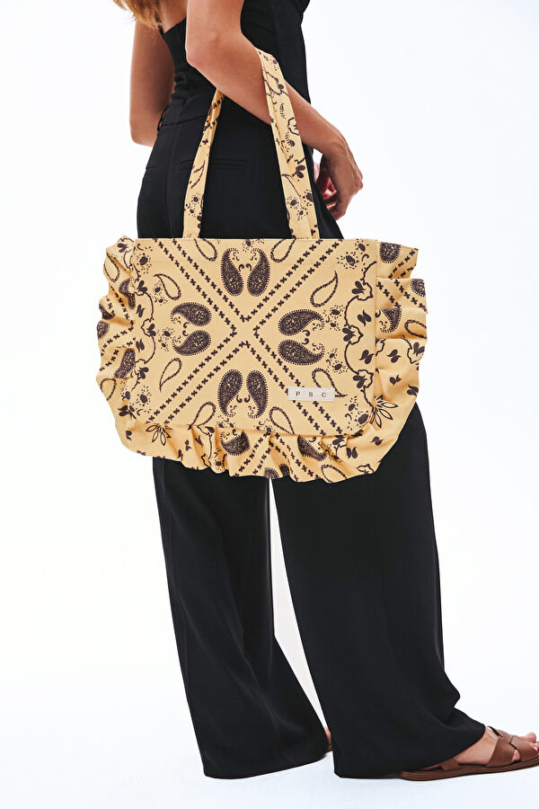 Paisley Yellow Bag